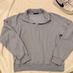 Brandy Melville Light Blue Quarter zip